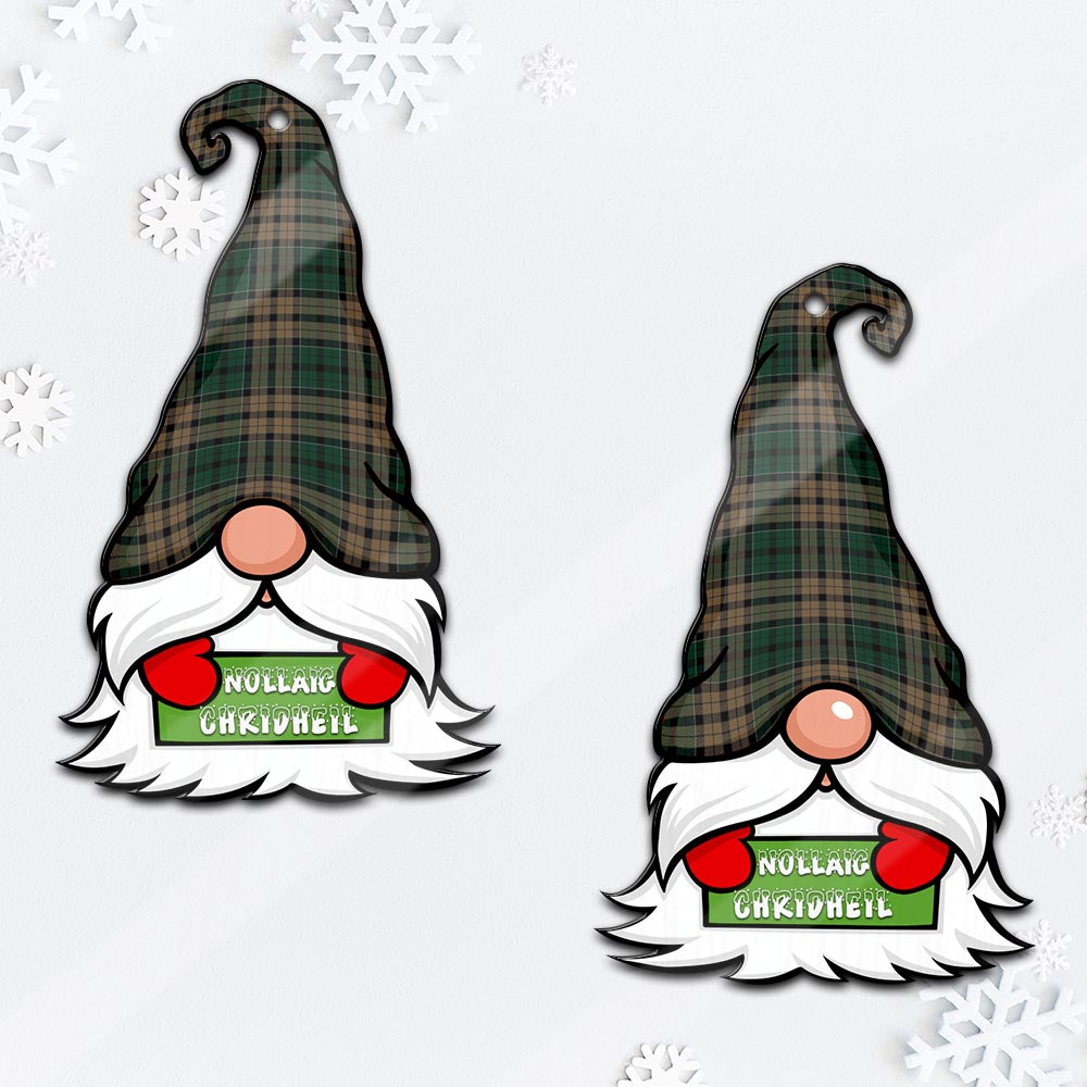 Sackett Gnome Christmas Ornament with His Tartan Christmas Hat - Tartan Vibes Clothing