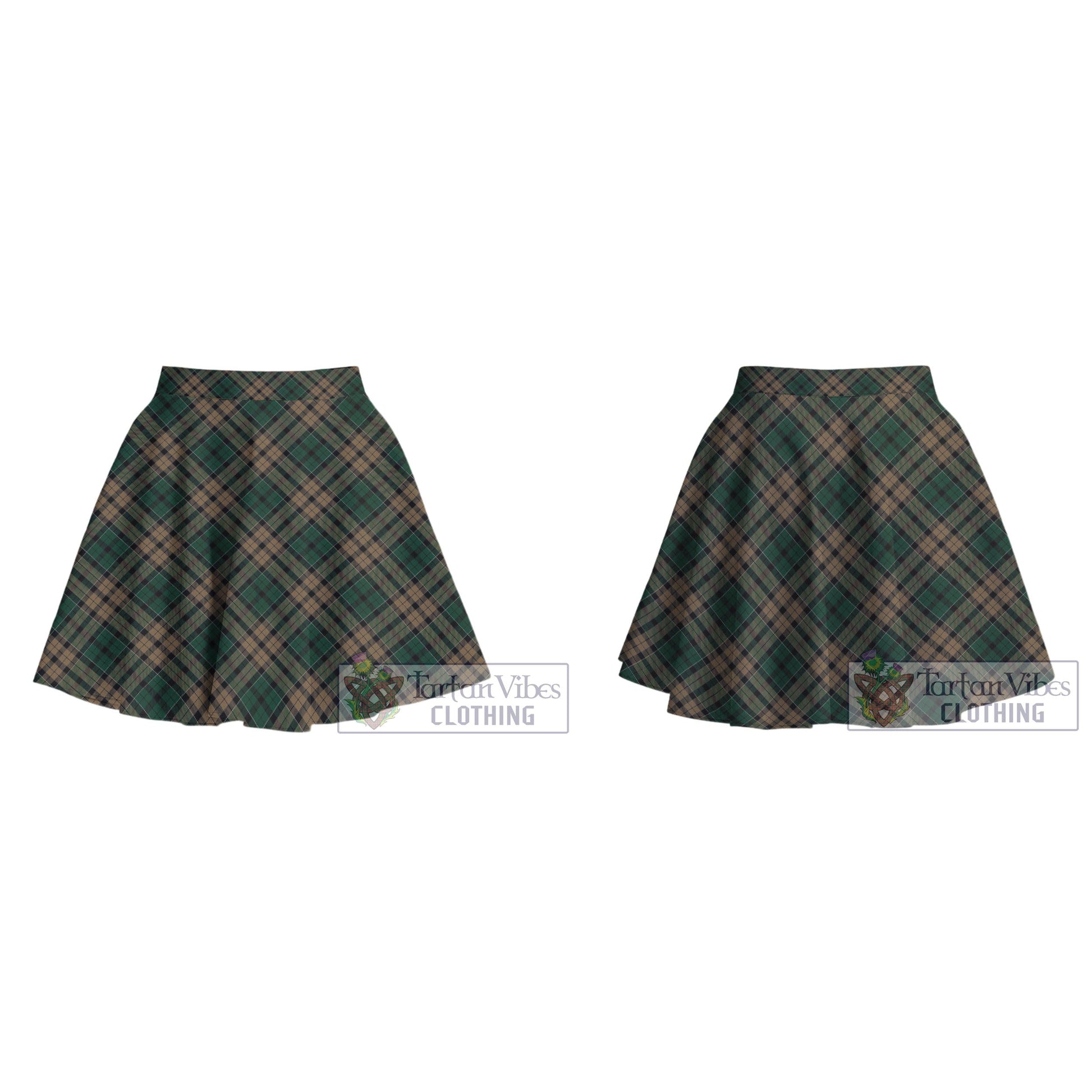 Tartan Vibes Clothing Sackett Tartan Women's Plated Mini Skirt