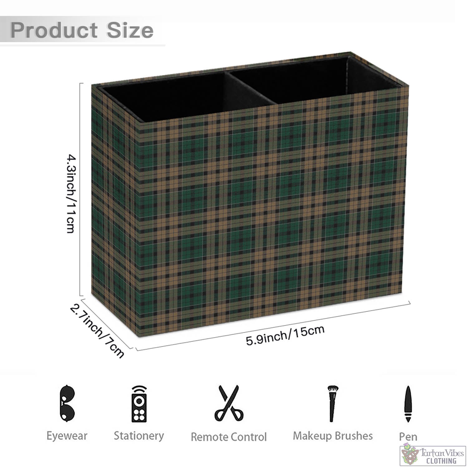 Tartan Vibes Clothing Sackett Tartan Pen Holder