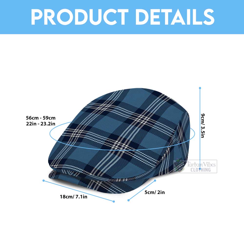 Saint Andrews Tartan Jeff Cap, Tartan Flat Cap - Tartan Vibes Clothing