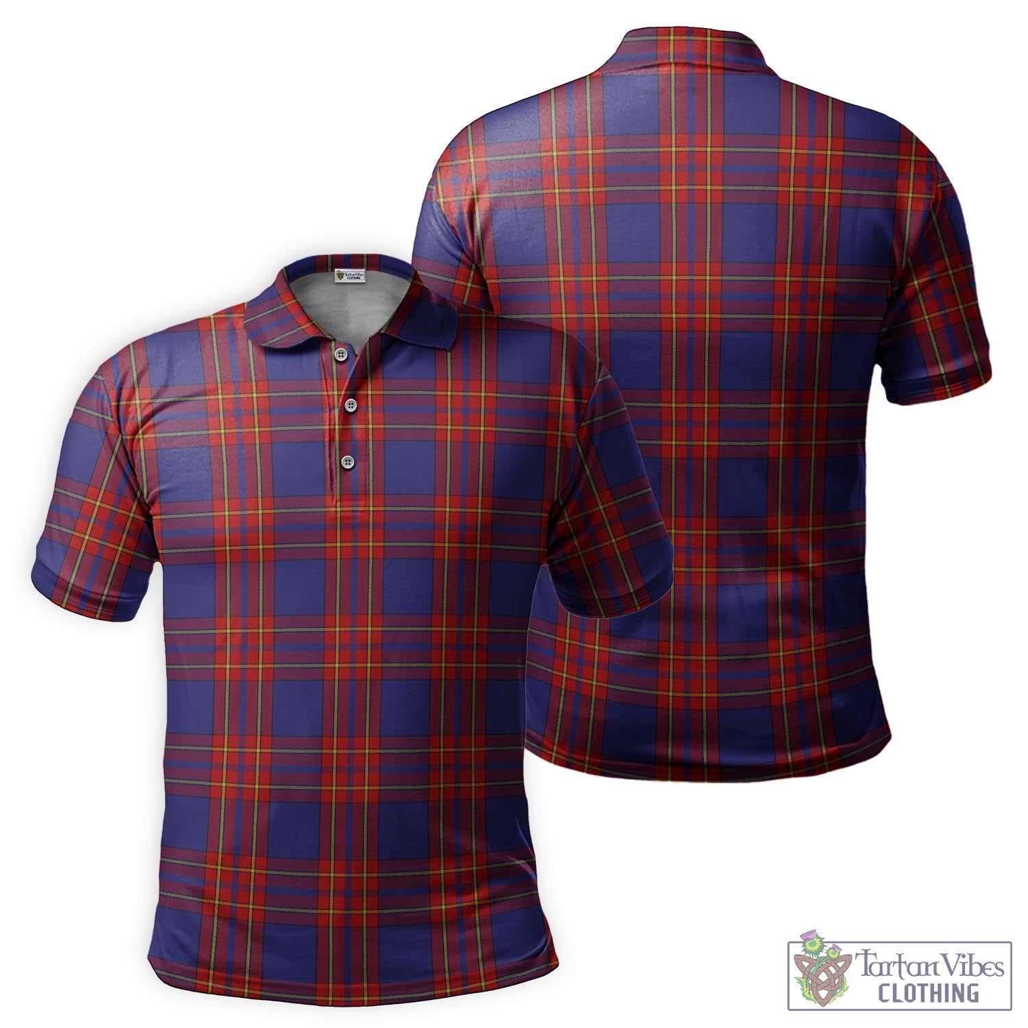 Tartan Vibes Clothing Salvation Army Tartan Mens Polo Shirt