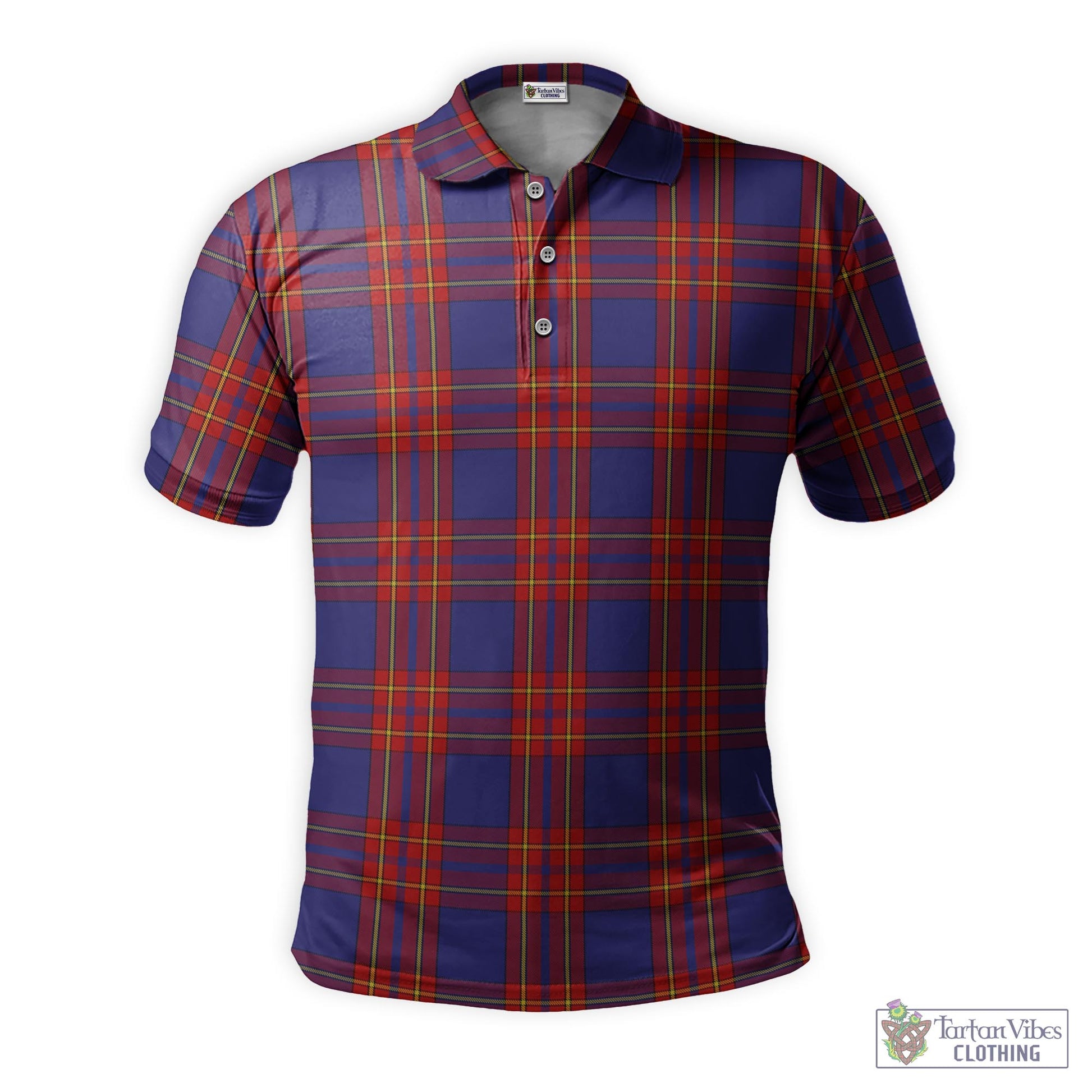 Tartan Vibes Clothing Salvation Army Tartan Mens Polo Shirt