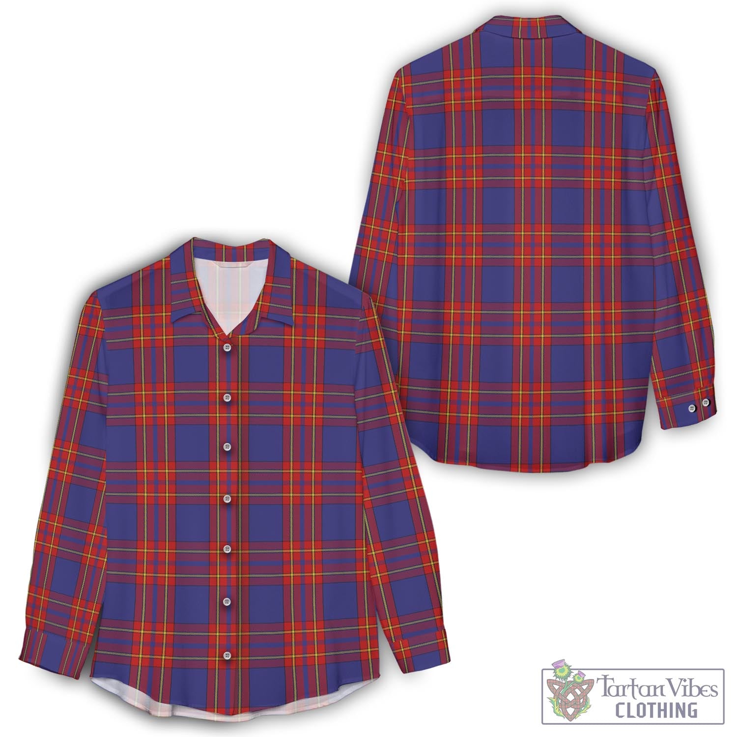 Salvation Army Tartan Womens Casual Shirt