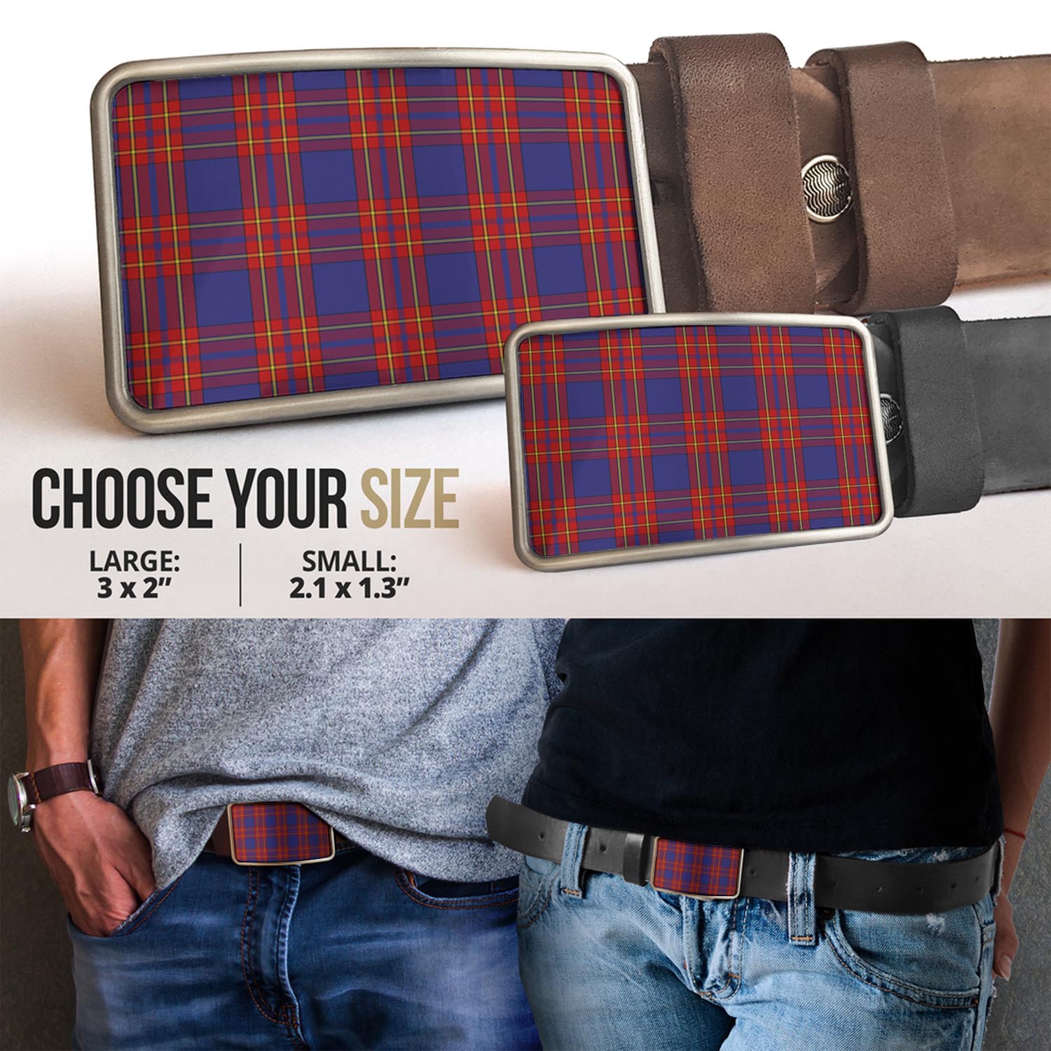 Tartan Vibes Clothing Salvation Army Tartan Belt Buckles