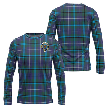 Sandilands Tartan Long Sleeve T-Shirt with Family Crest