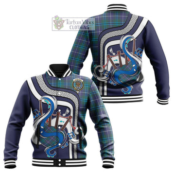 Sandilands Tartan Baseball Jacket with Epic Bagpipe Style