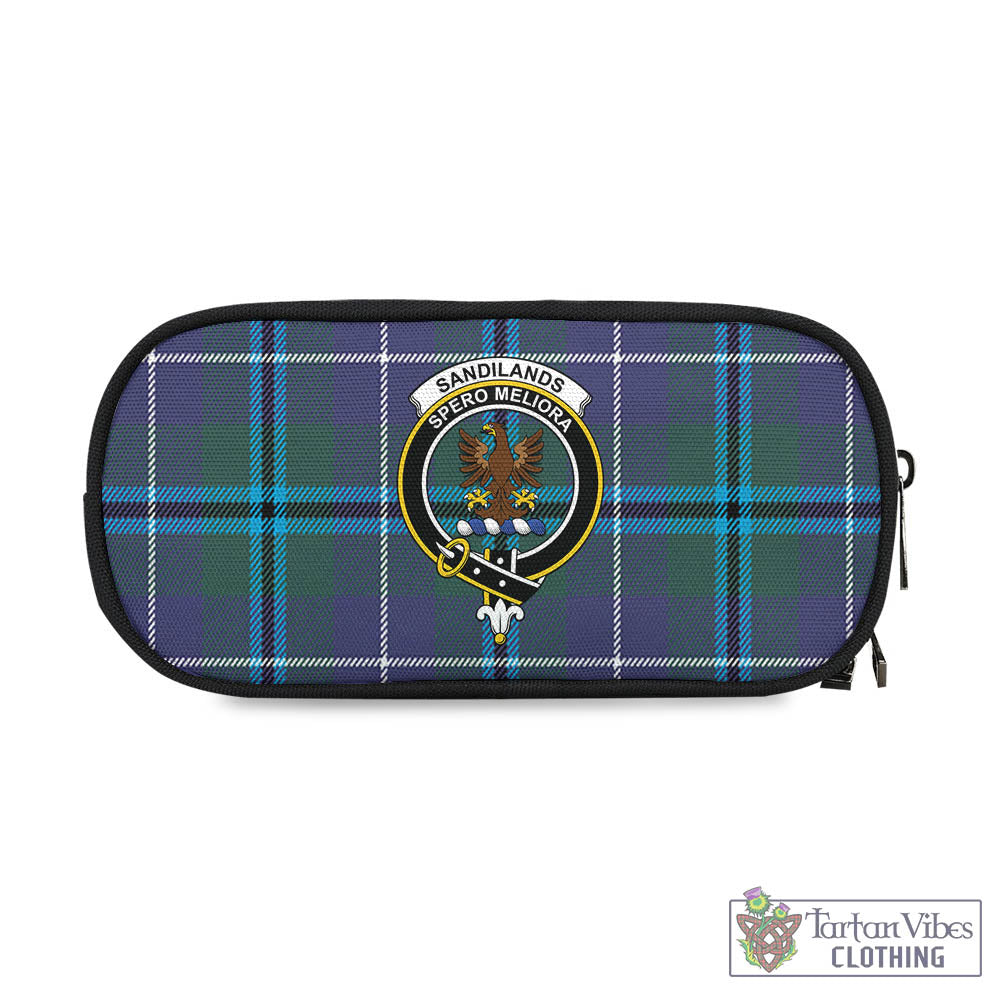 Tartan Vibes Clothing Sandilands Tartan Pen and Pencil Case with Family Crest