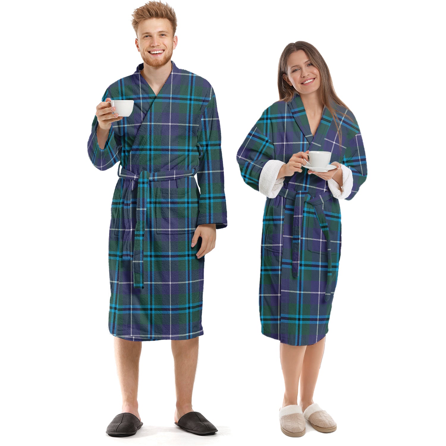 Sandilands Tartan Bathrobe Unisex S - Tartan Vibes Clothing