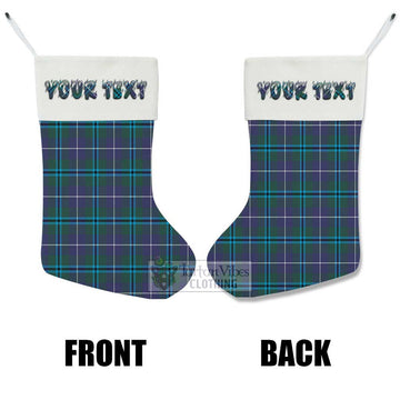 Sandilands Tartan Christmas Stocking with Personalized Text