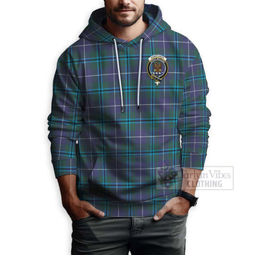 Sandilands Tartan Hoodie with Family Crest Celtic Skull Style