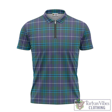 Sandilands Tartan Zipper Polo Shirt