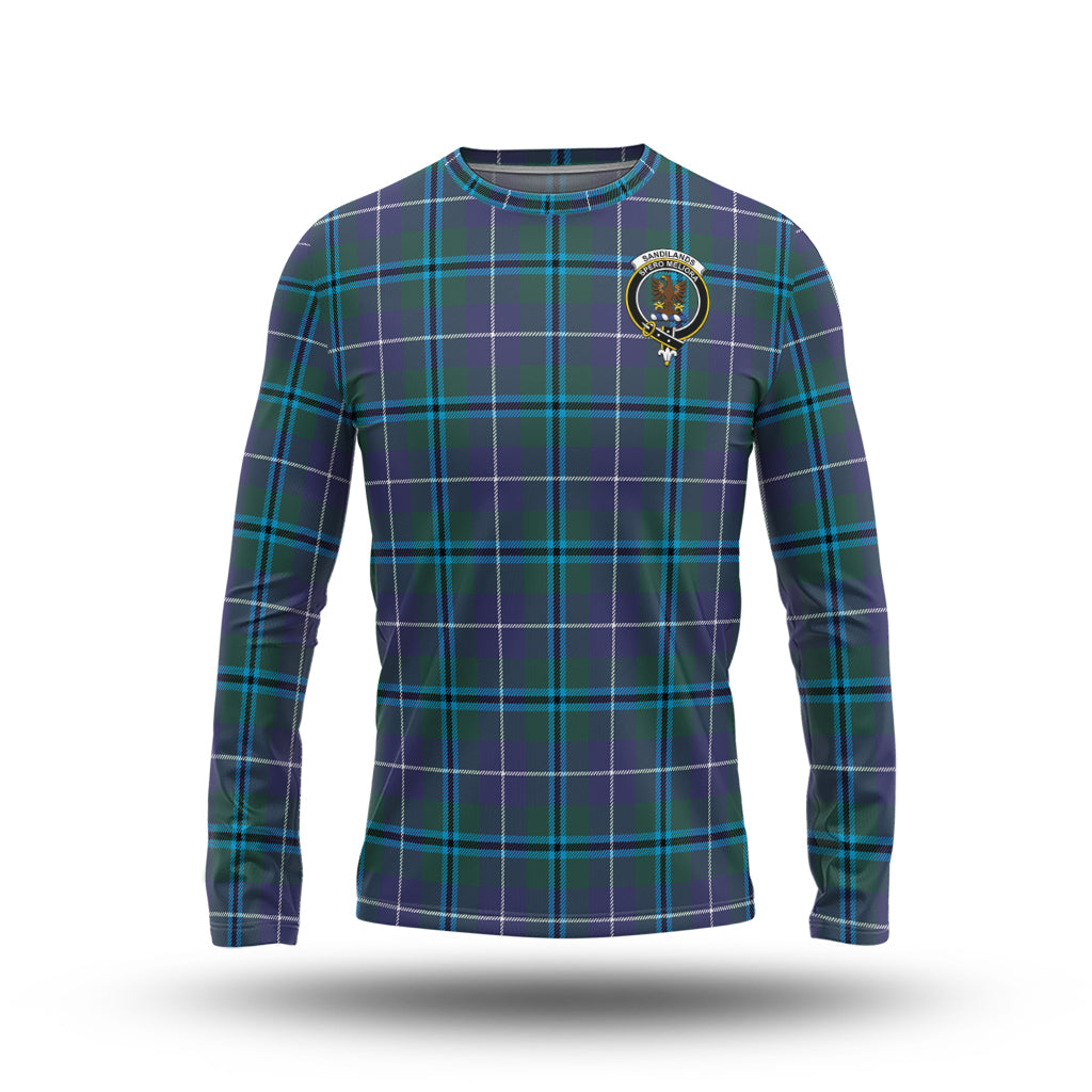 sandilands-tartan-long-sleeve-t-shirt-with-family-crest