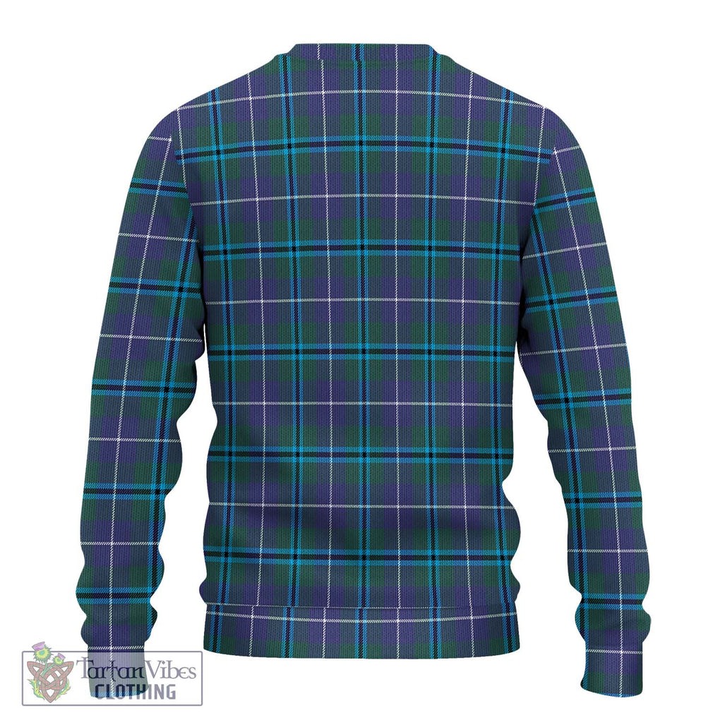 Sandilands Tartan Knitted Sweater with Family Crest DNA In Me Style - Tartanvibesclothing Shop