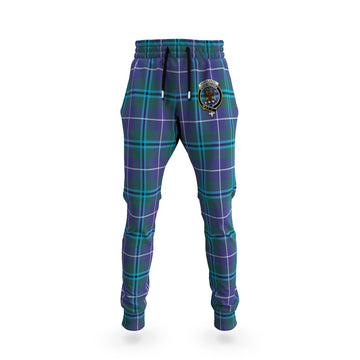 Sandilands Tartan Joggers Pants with Family Crest