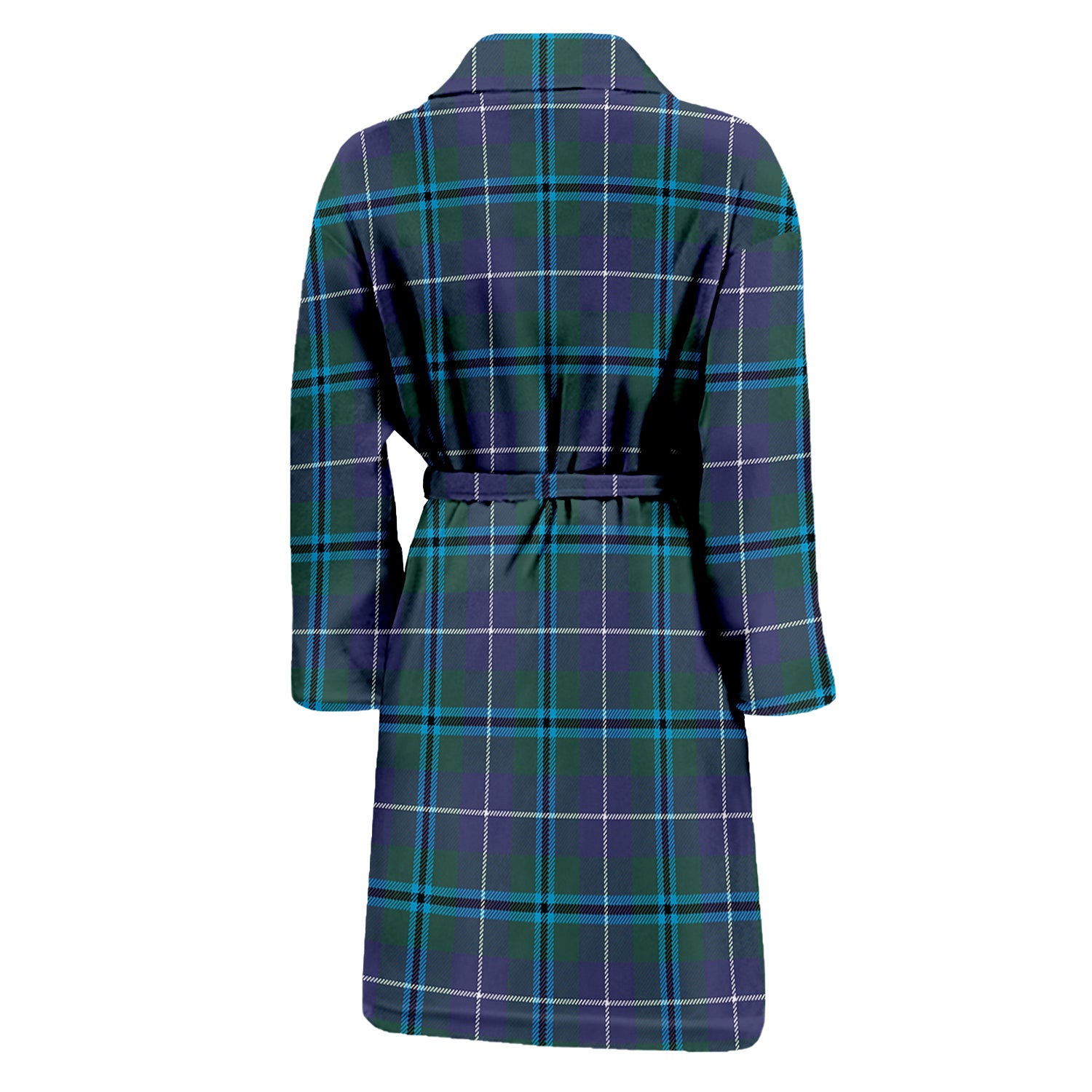 Sandilands Tartan Bathrobe with Family Crest - Tartan Vibes Clothing