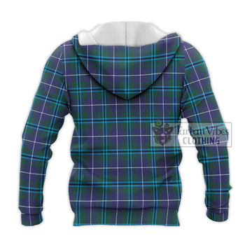 Sandilands Tartan Knitted Hoodie with Family Crest DNA In Me Style