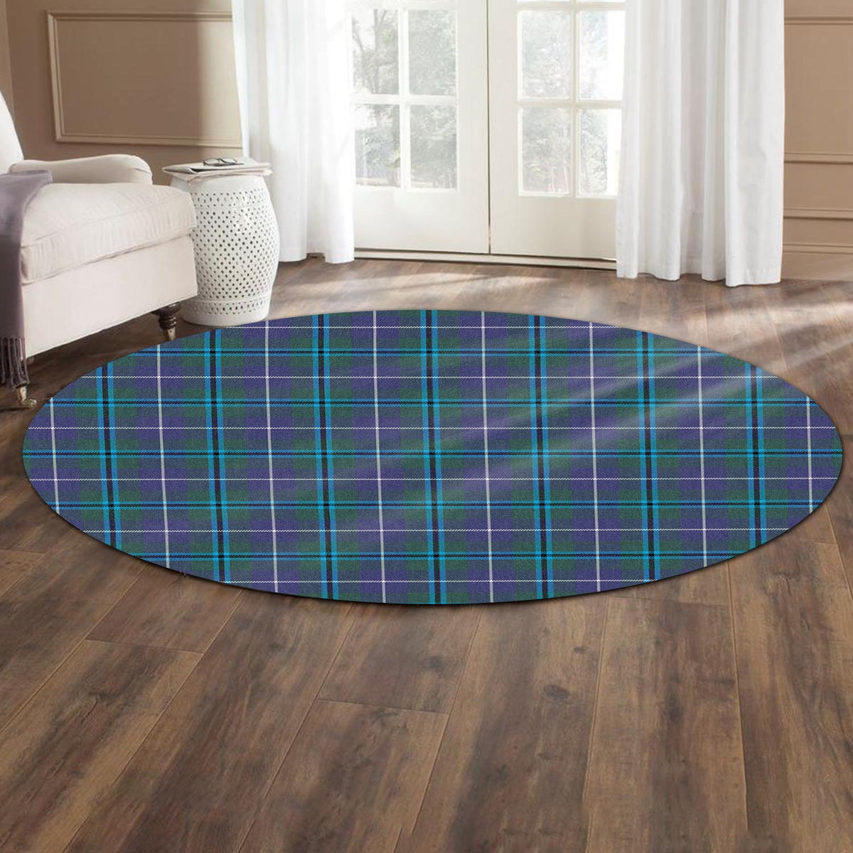 Sandilands Tartan Round Rug - Tartan Vibes Clothing