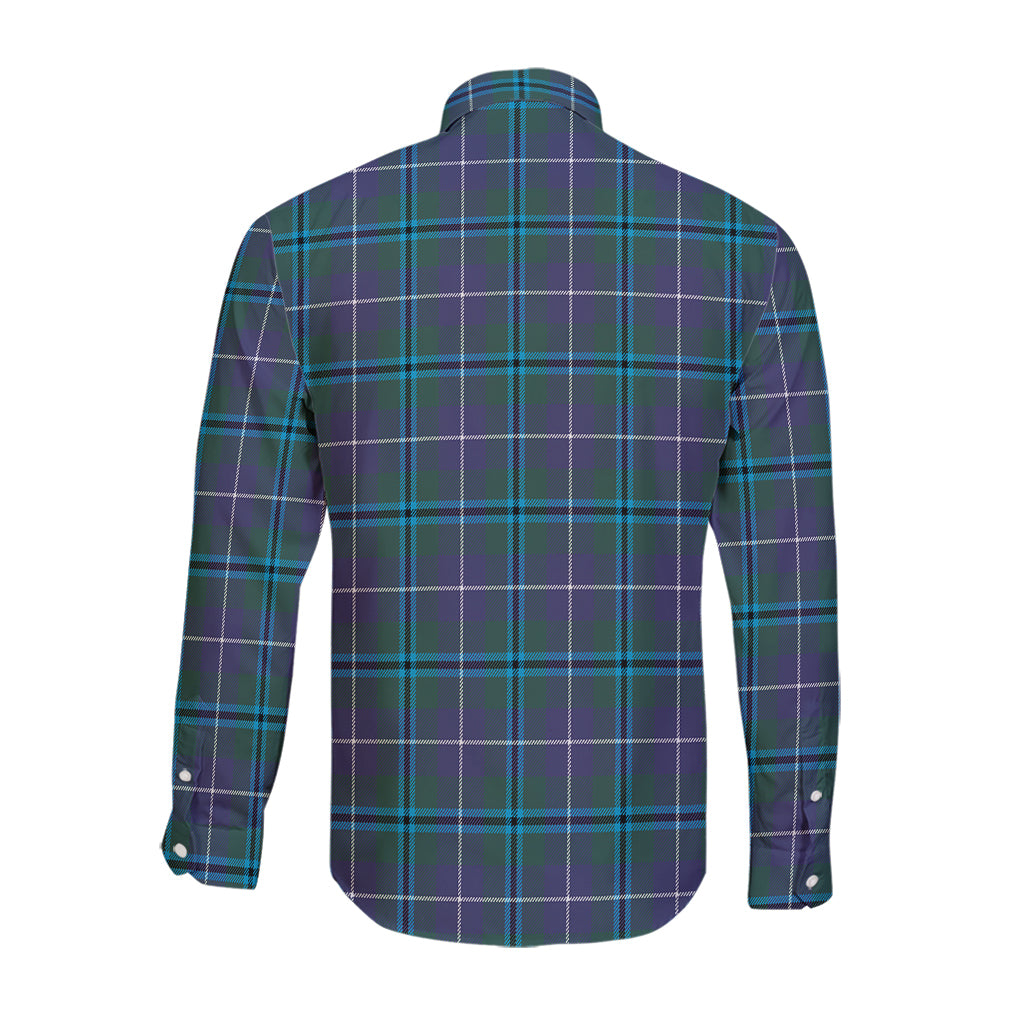 sandilands-tartan-long-sleeve-button-up-shirt-with-family-crest