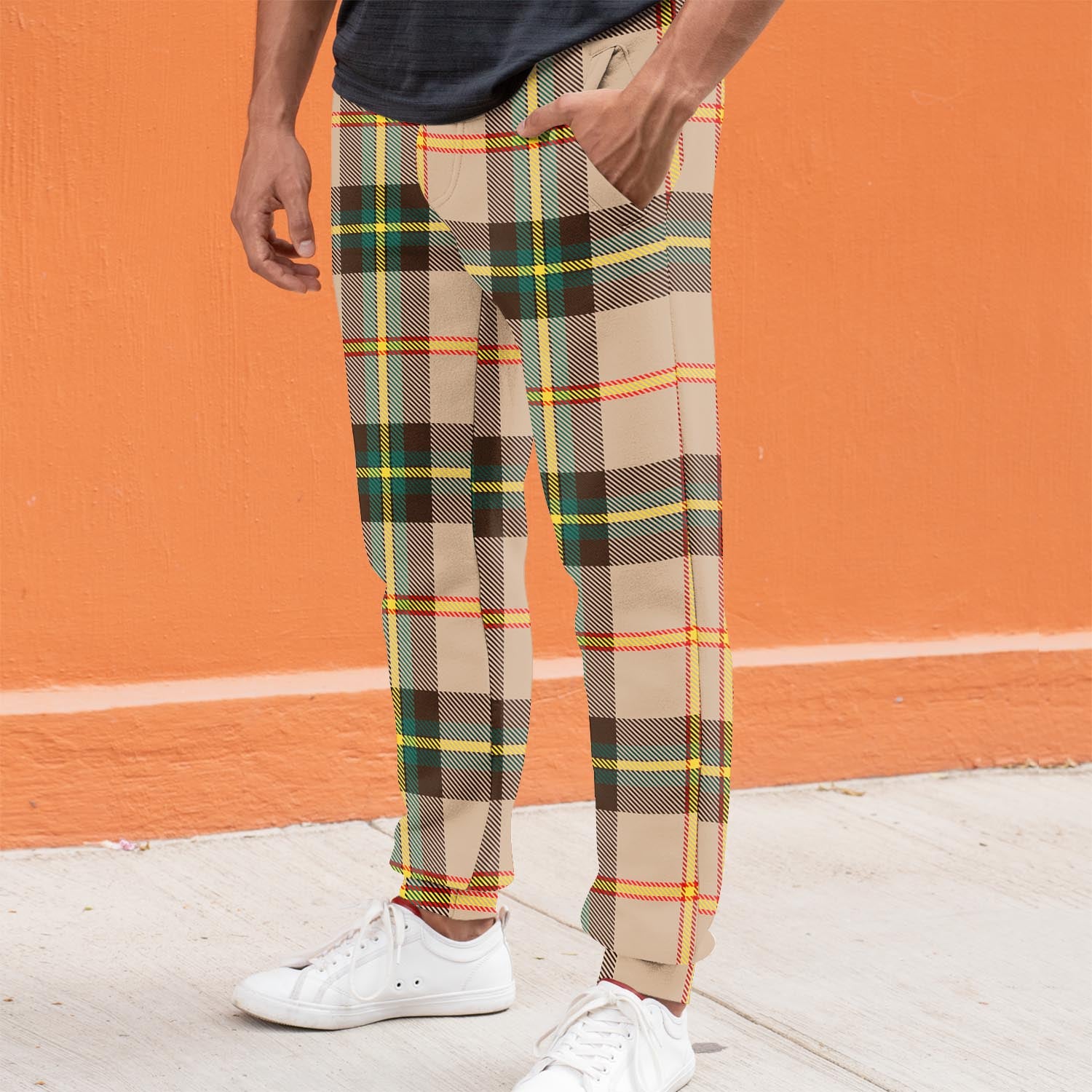 Saskatchewan Province Canada Tartan Joggers Pants S - Tartan Vibes Clothing