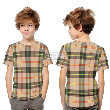 Saskatchewan Province Canada Tartan Kid T-Shirt