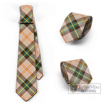 Saskatchewan Province Canada Tartan Classic Necktie Cross Style