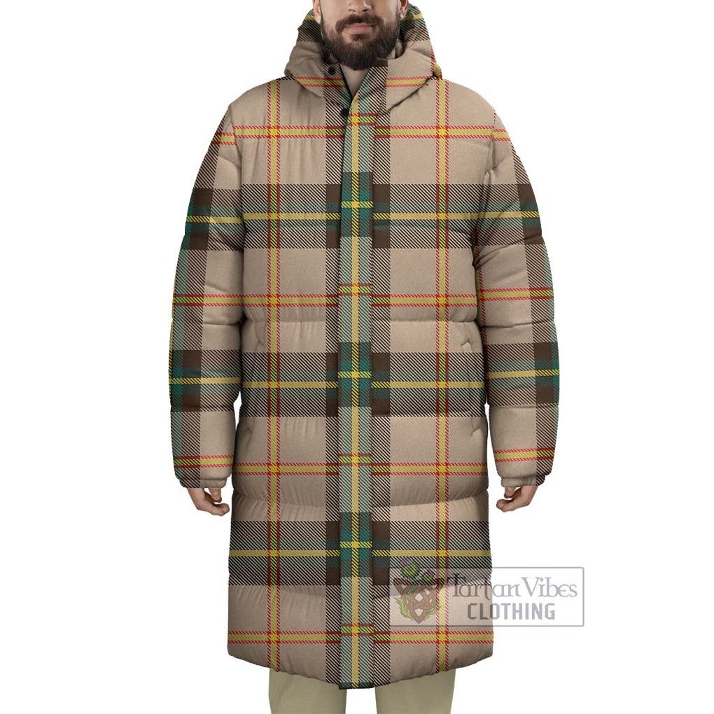 Tartan Vibes Clothing Saskatchewan Province Canada Tartan Long Down Jacket