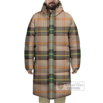 Saskatchewan Province Canada Tartan Long Down Jacket