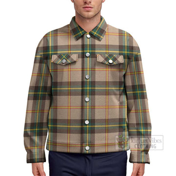 Saskatchewan Province Canada Tartan Unisex Lapel Cotton Jacket