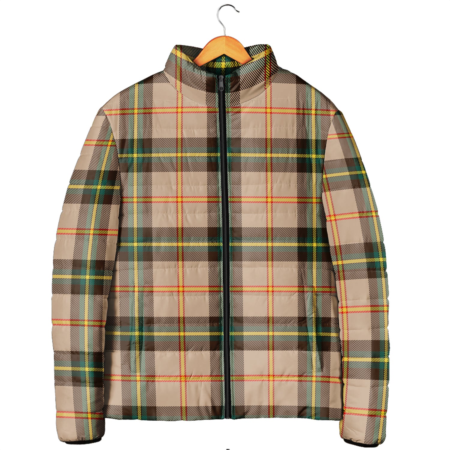 saskatchewan-province-canada-tartan-padded-jacket