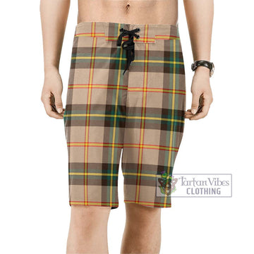 Saskatchewan Province Canada Tartan Men's Board Shorts