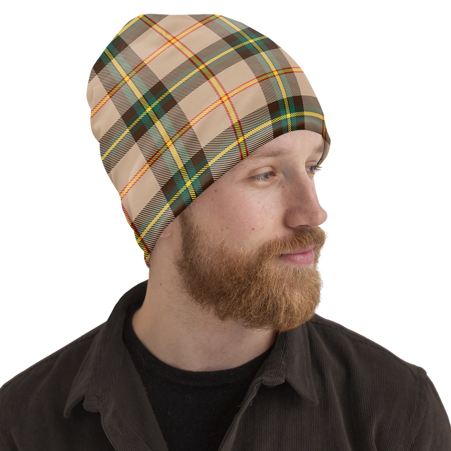 saskatchewan-province-canada-tartan-beanies-hat