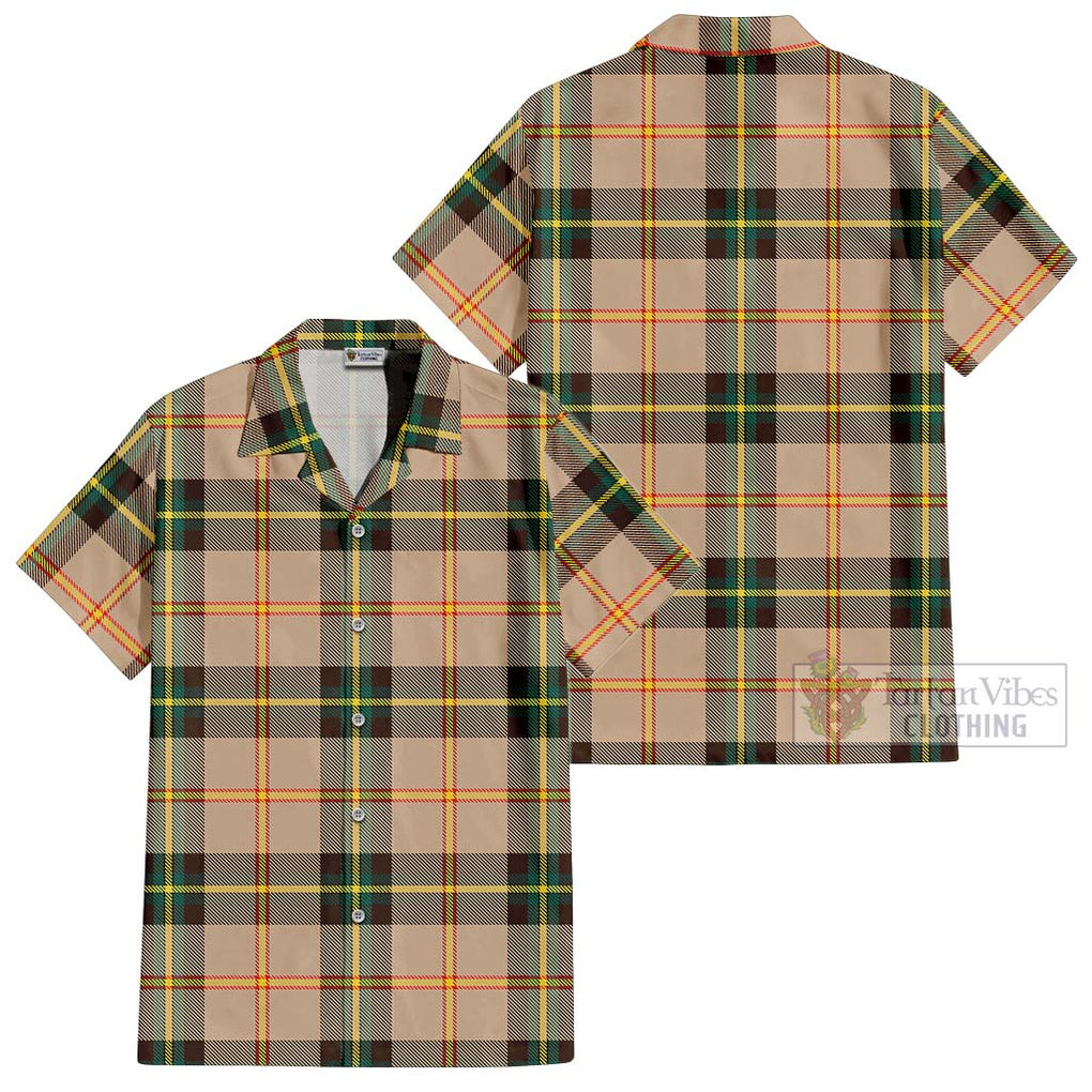 Saskatchewan Province Canada Tartan Cotton Hawaiian Shirt Kid - Tartanvibesclothing Shop