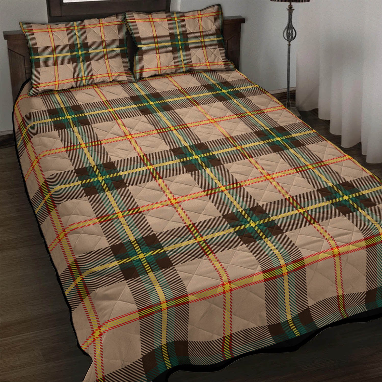 Saskatchewan Province Canada Tartan Quilt Bed Set - Tartan Vibes Clothing