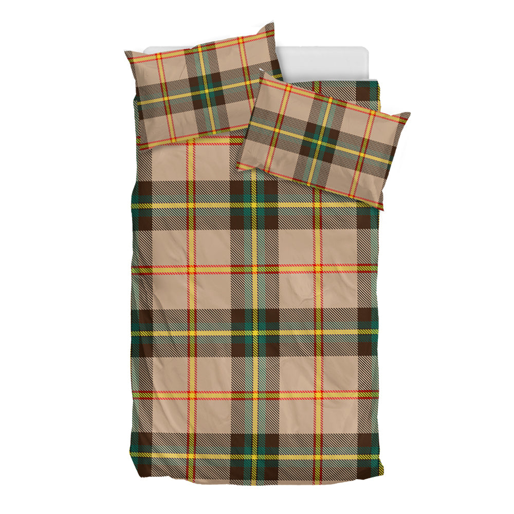 saskatchewan-province-canada-tartan-bedding-set