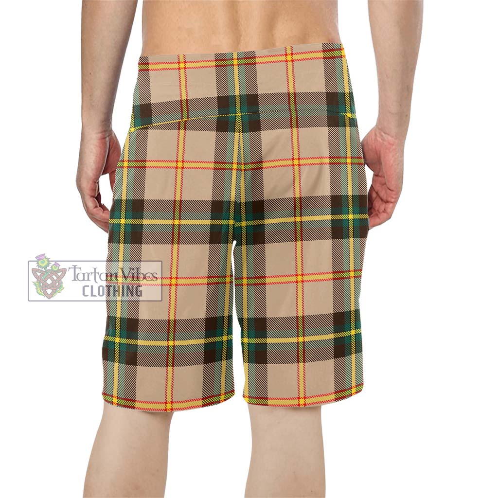 Saskatchewan Province Canada Tartan Men's Board Shorts - Tartan Vibes Clothing