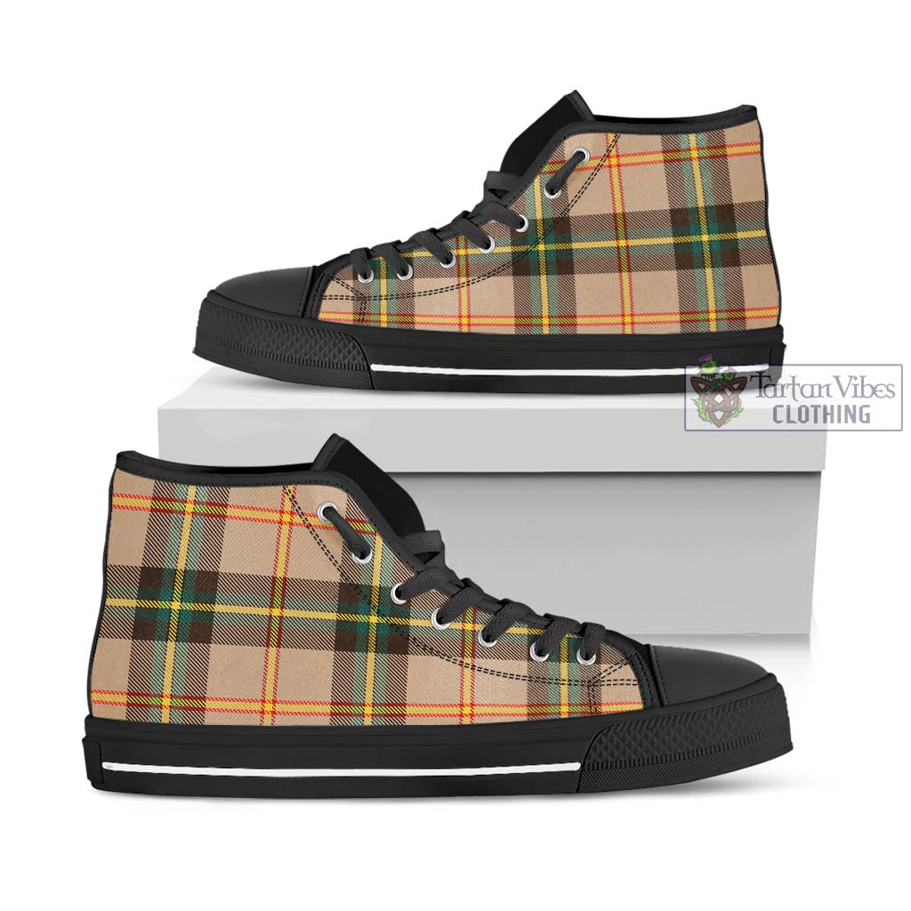 Tartan Vibes Clothing Saskatchewan Province Canada Tartan High Top Shoes