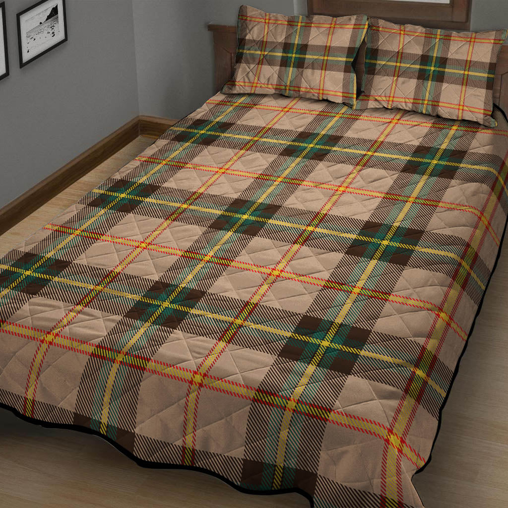 Saskatchewan Province Canada Tartan Quilt Bed Set - Tartan Vibes Clothing