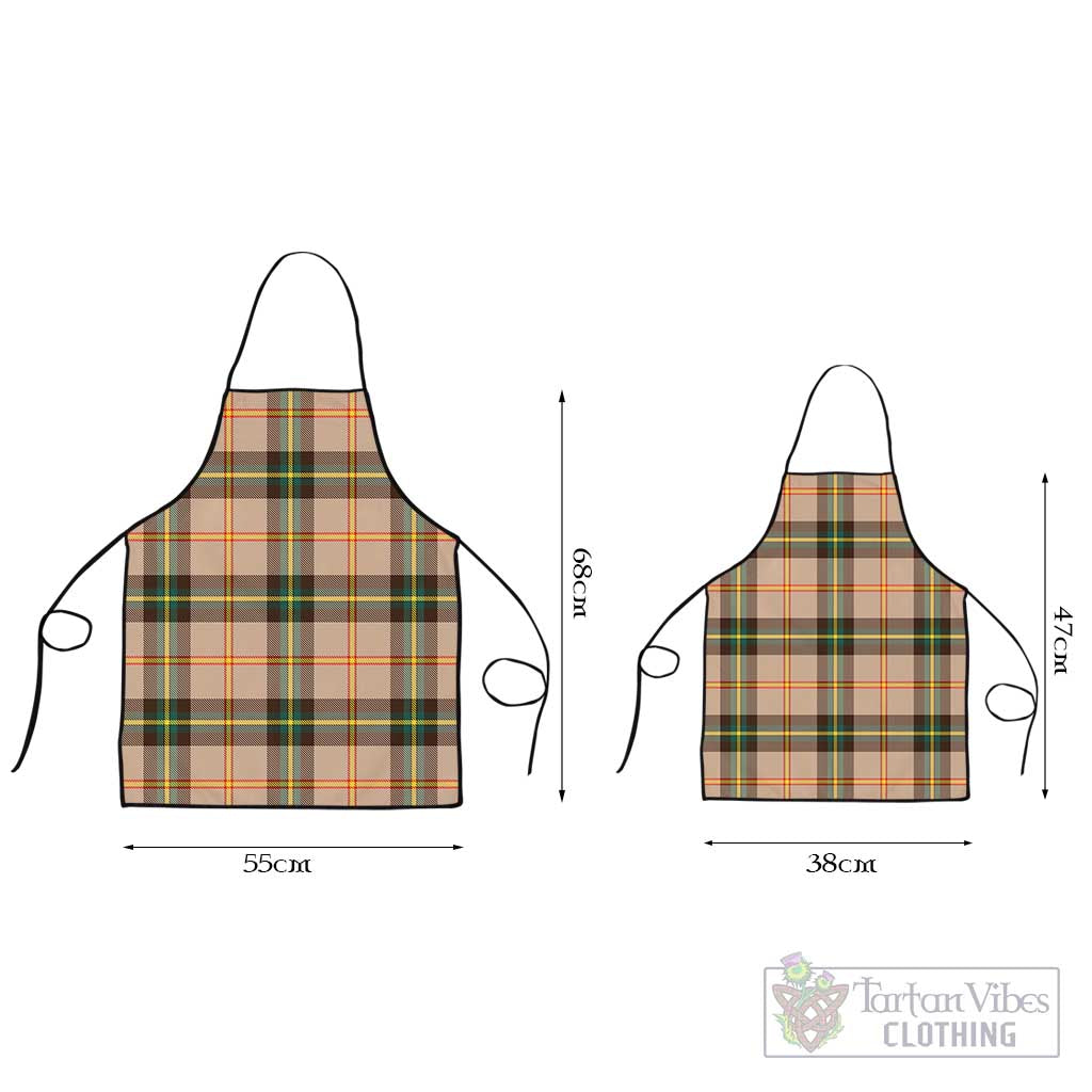 Saskatchewan Province Canada Tartan Apron Black L 55x68 cm - Tartan Vibes Clothing