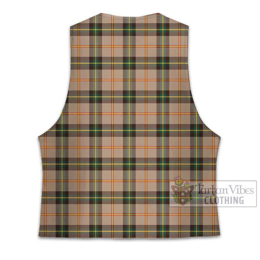 Tartan Vibes Clothing Saskatchewan Province Canada Tartan Men's Sleeveless Suit Vest