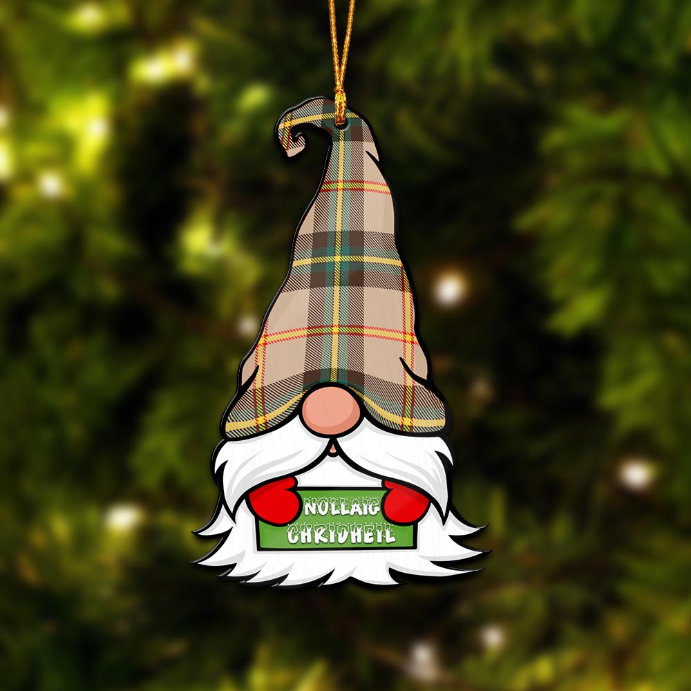 Saskatchewan Province Canada Gnome Christmas Ornament with His Tartan Christmas Hat - Tartan Vibes Clothing