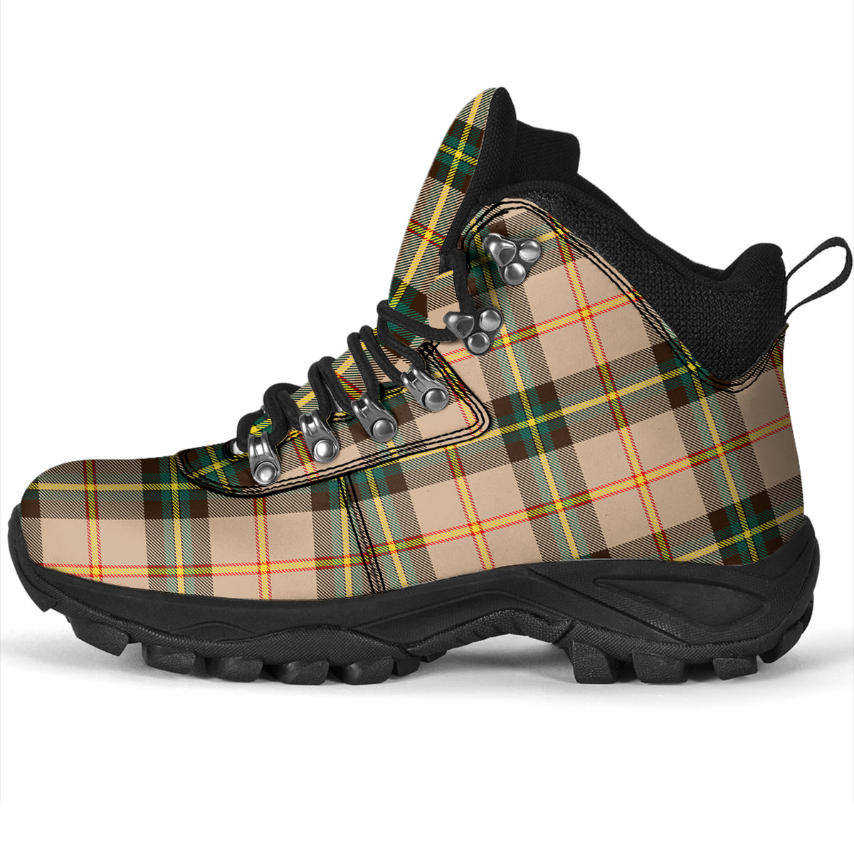 Saskatchewan Province Canada Tartan Alpine Boots - Tartanvibesclothing