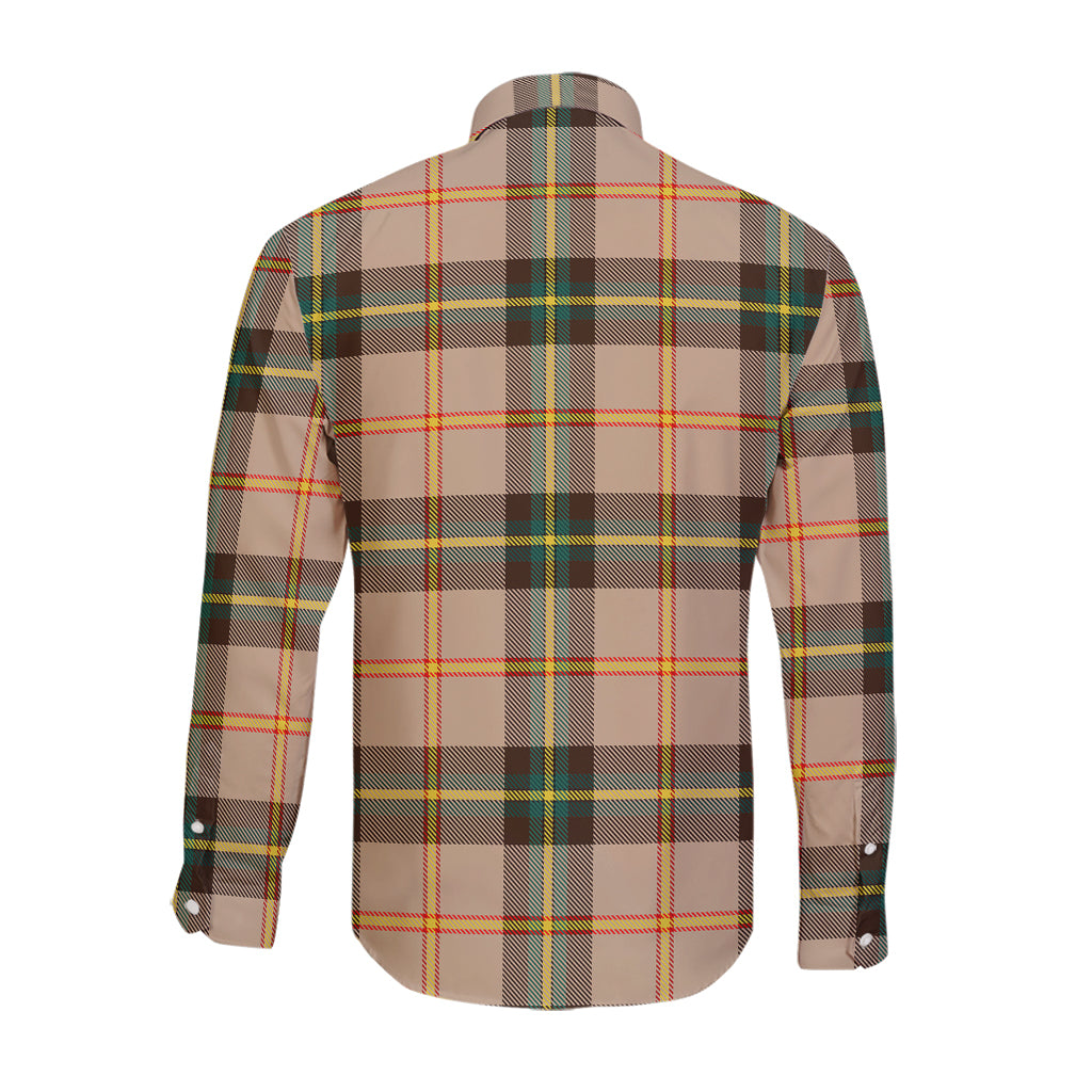 saskatchewan-province-canada-tartan-long-sleeve-button-up-shirt