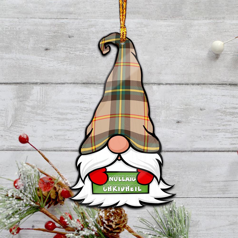 Saskatchewan Province Canada Gnome Christmas Ornament with His Tartan Christmas Hat - Tartan Vibes Clothing