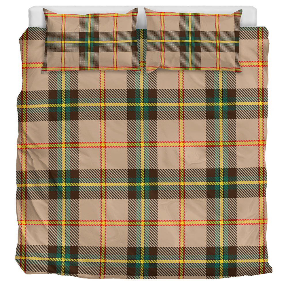 saskatchewan-province-canada-tartan-bedding-set