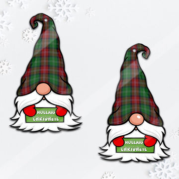 Sawyer Gnome Christmas Ornament with His Tartan Christmas Hat