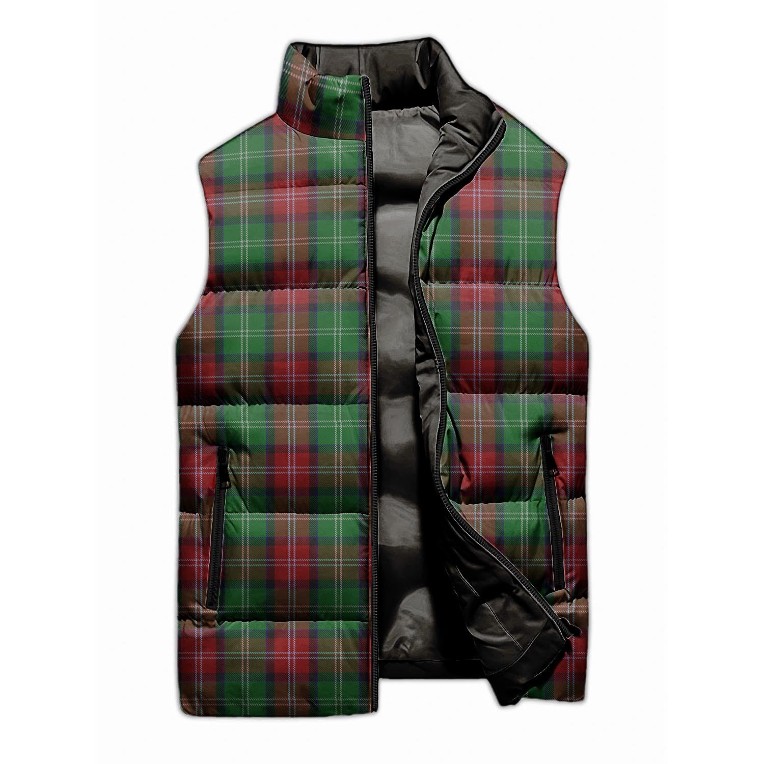 Sawyer Tartan Sleeveless Puffer Jacket - Tartanvibesclothing