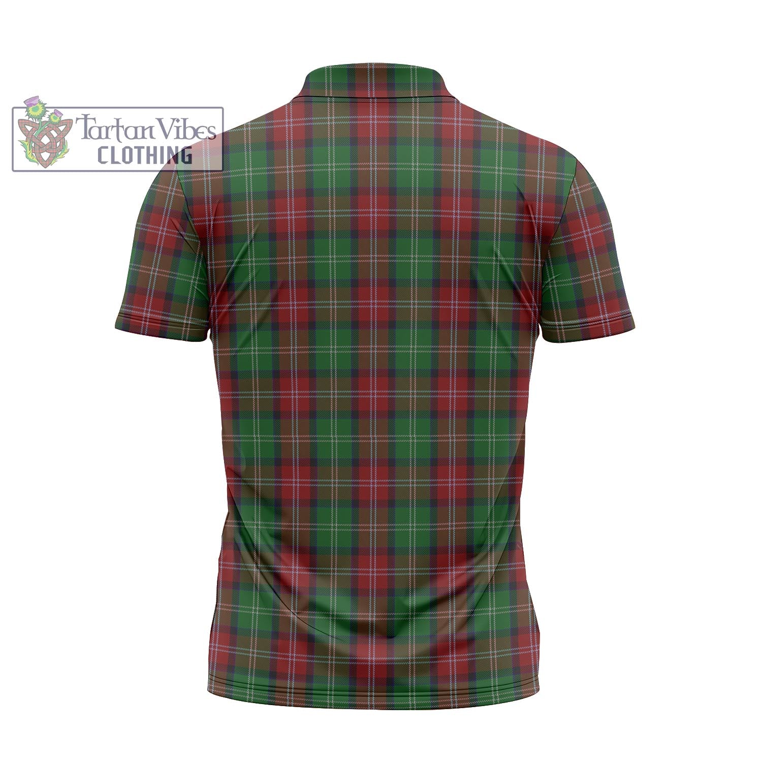 Tartan Vibes Clothing Sawyer Tartan Zipper Polo Shirt