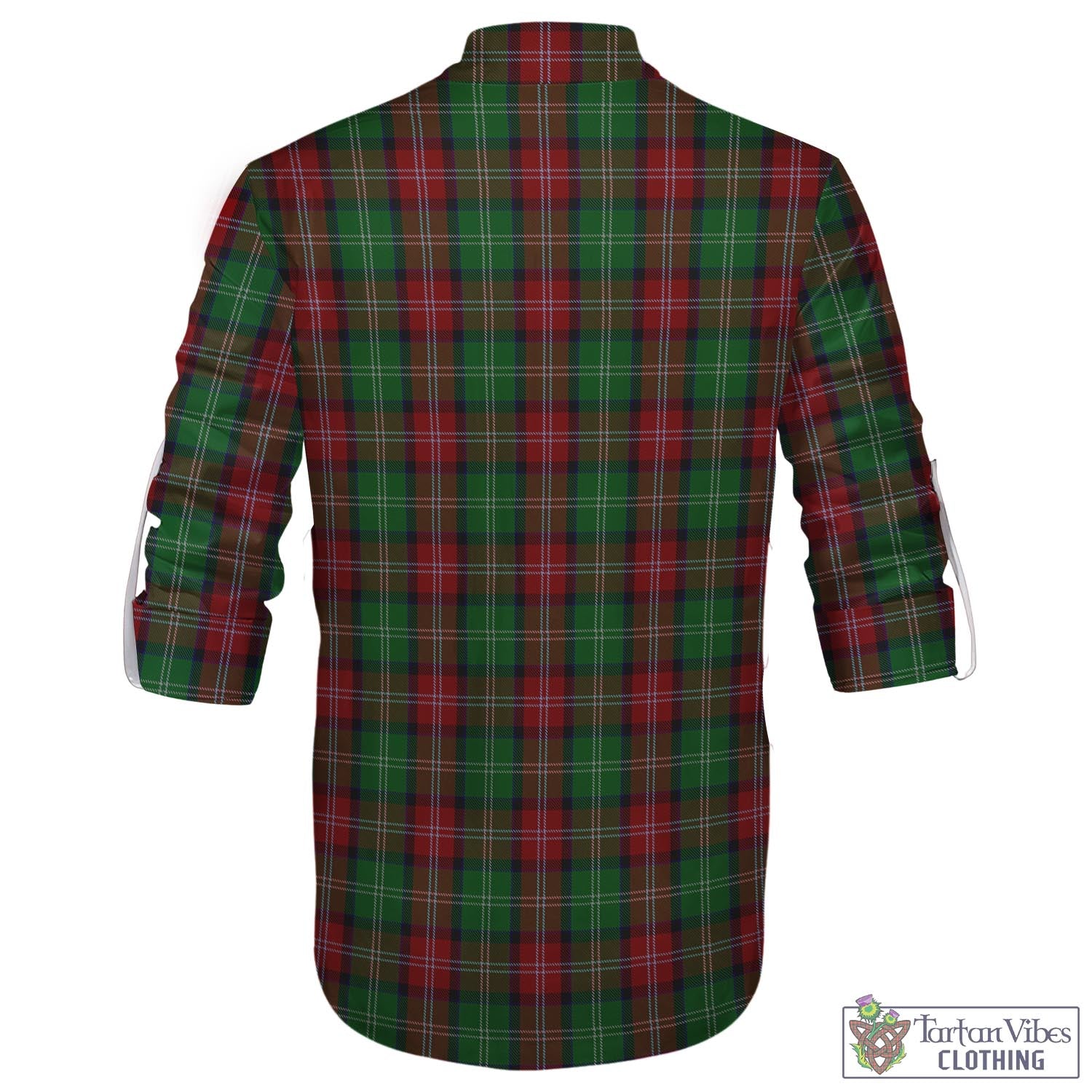 Tartan Vibes Clothing Sawyer Tartan Men's Scottish Traditional Jacobite Ghillie Kilt Shirt