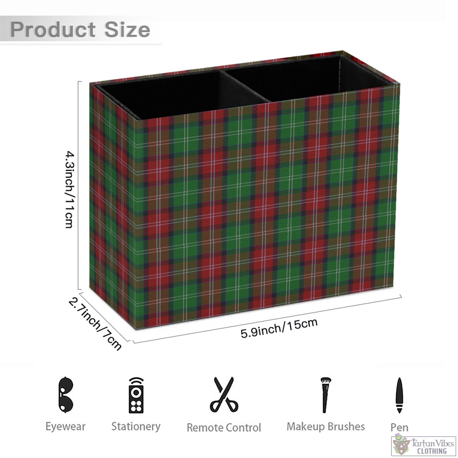 Tartan Vibes Clothing Sawyer Tartan Pen Holder