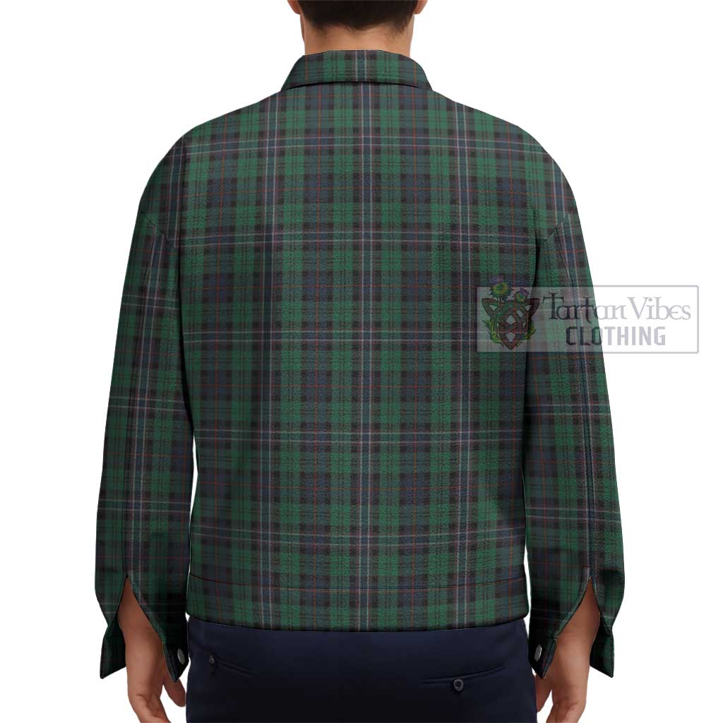 Tartan Vibes Clothing Scotland National Tartan Unisex Lapel Cotton Jacket